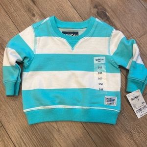 NWT Osh Kosh rugby sweater 9m